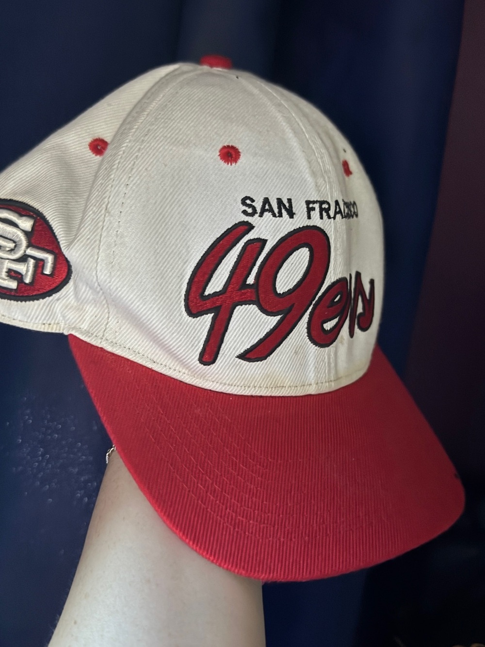 Mitchell & Ness Red, Black and Green Vintage-Style Snapback Cap